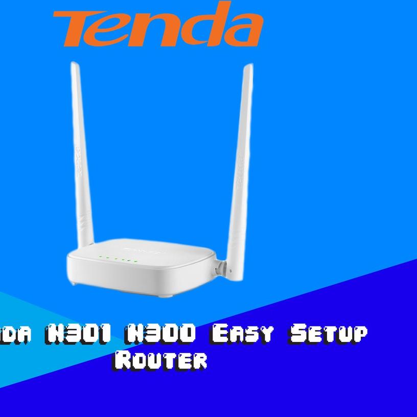 ❀ Tenda N301 N300 2-Antenna Easy Setup Wireless Router ➨