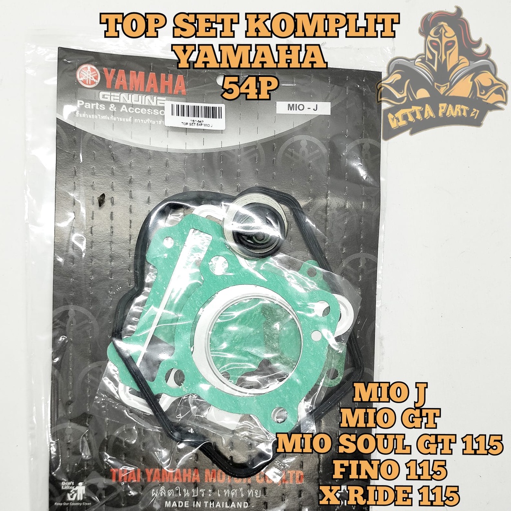 PACKING TOP SET LENGKAP YAMAHA 54P KUALITAS ASLI ORIGINAL YAMAHA YGP MIO J MIO GT MIO SOUL GT 115 FINO 115 X RIDE 115 XRIDE