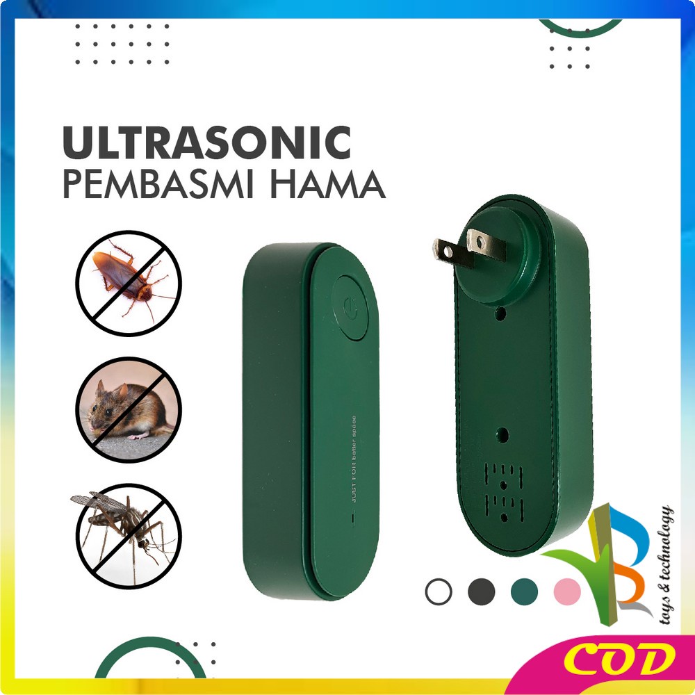 RB-C506 Alat Pengusir Nyamuk Ultrasonik Elektrik Mosquito Killer / Pest Reject Ultrasonic Pembasmi Serangga Tikus Nyamuk Kecoa Elektronik