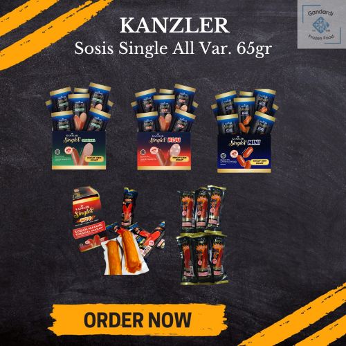 

Sosis Kanzler Singles (Per Box) [Isi 12, Lebih Murah Per Pcs Rp 7.500]