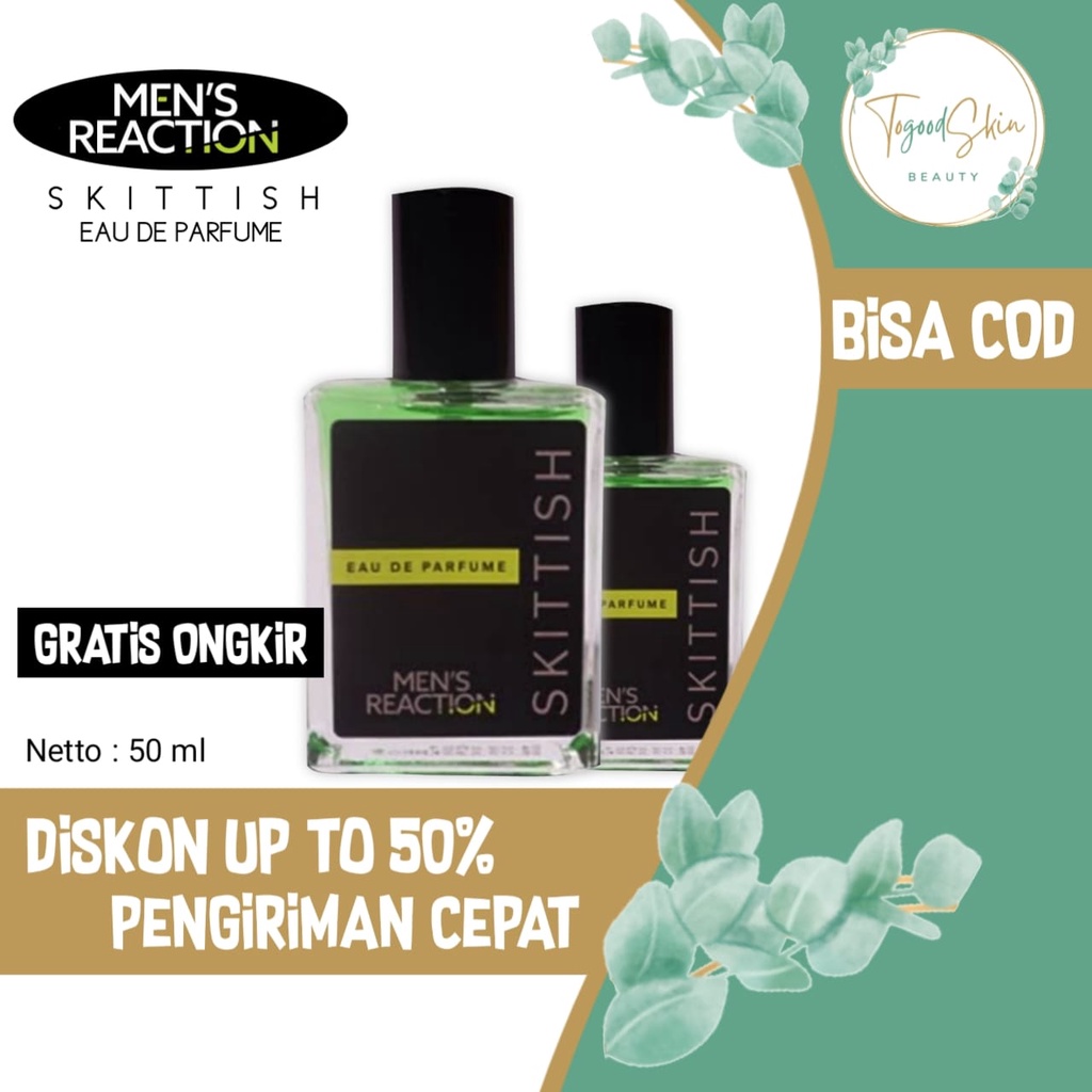 Parfum Pria Dewasa Wangi Maskulin Termurah 50 ml Mens Reaction Original