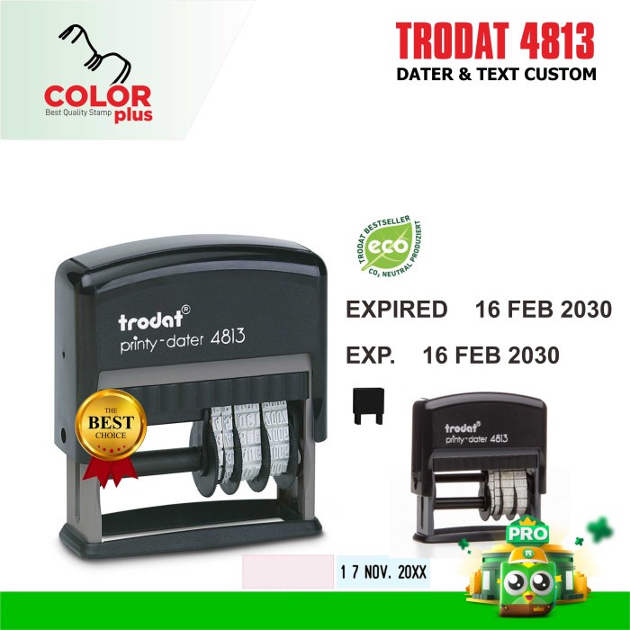 

Terlaris Stempel Trodat 4813 ( Expired + Tanggal ) / Teks Custom
