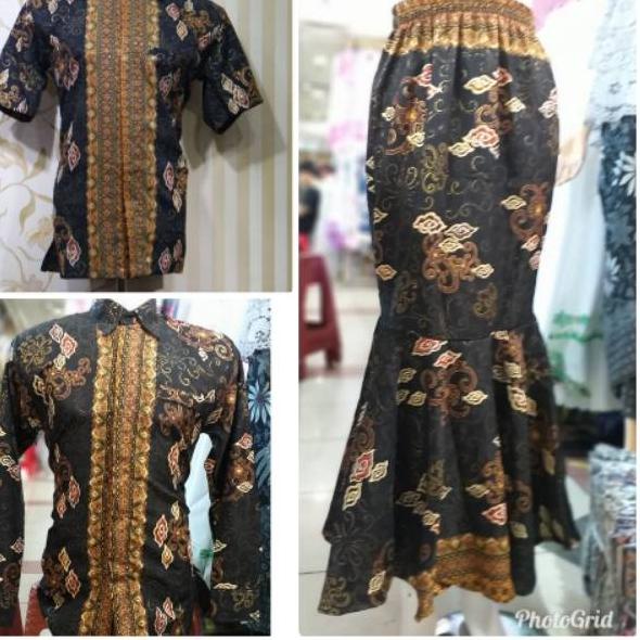 ➧ COUPLE BATIK / ROK DUYUNG / ROK LILIT / ROK PLISKET MOTIF MEGA MENDUNG ✤