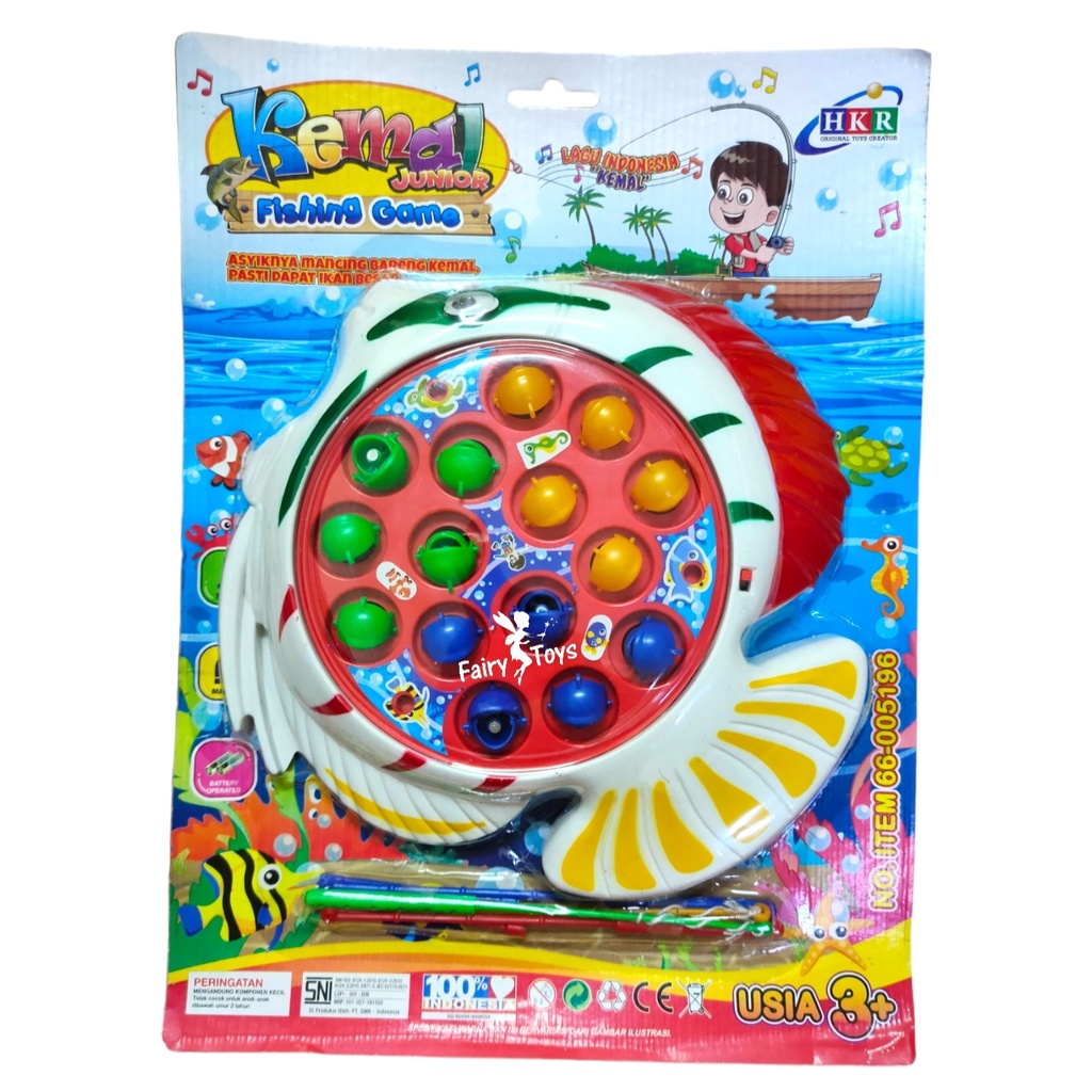 Mainan Pancingan Ikan Magnet &amp; Musik HKR 5196