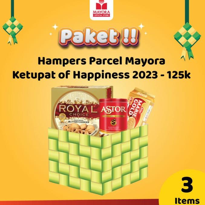 

Hampers Parcel Lebaran Ramadan Ketupat Mayora 2023 - 125K