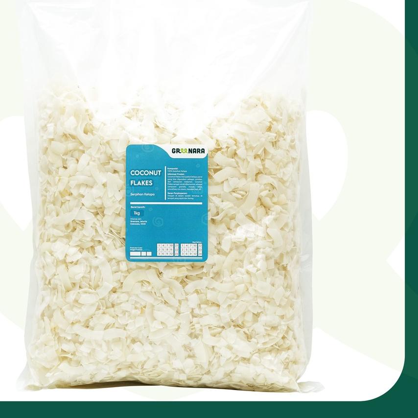 

♟ Coconut Flakes Unsweetened 1kg kelapa serut 1000 gram ➸