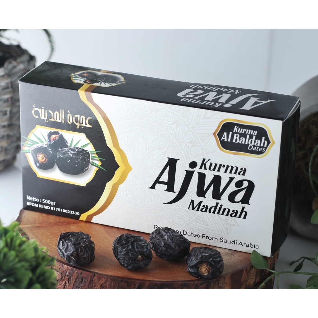 

Kurma Ajwa Madinah 500gr Kurma Nabi Asli Madinah Premium Original