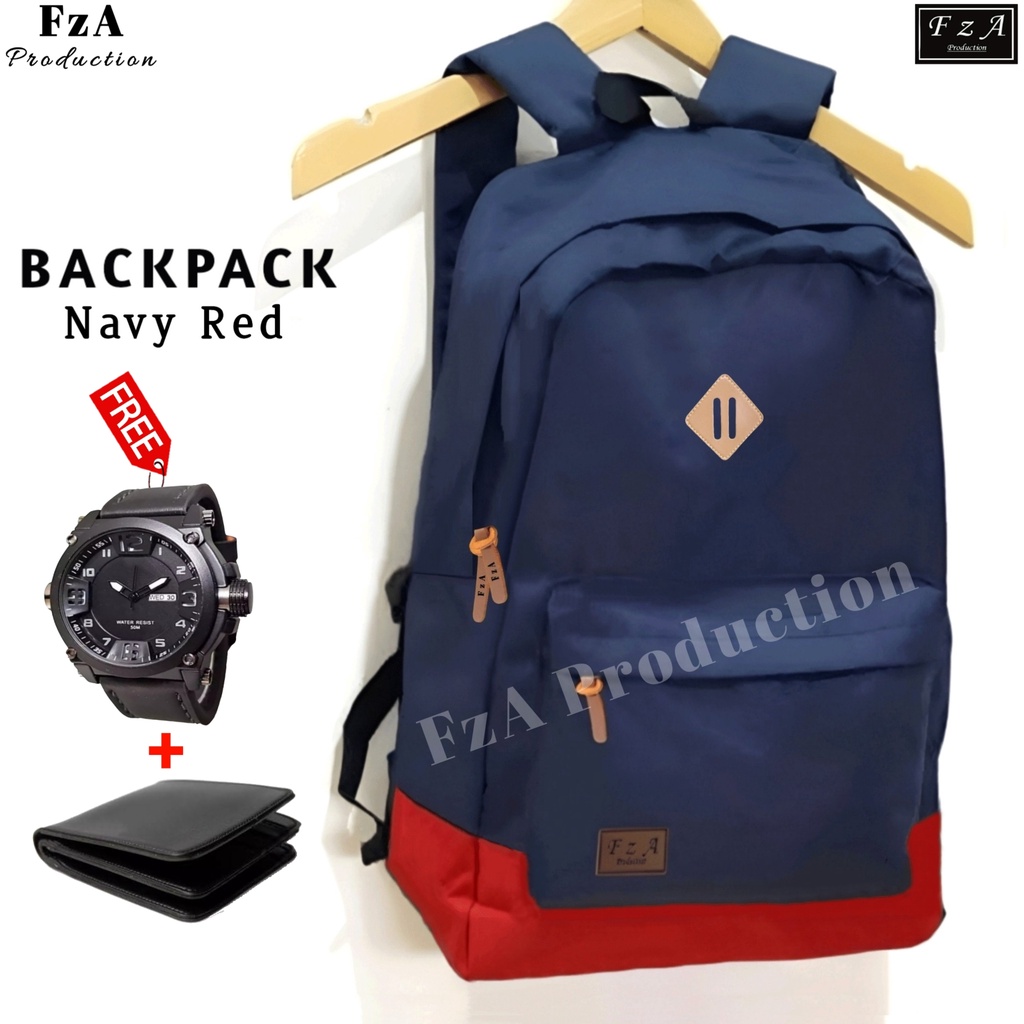 FzA Official - Big Promo..Tas Ransel Distro sekolah kuliah Kerja Tas Pria Wanita Bacpack Tas Ransel Laptop Original - NFQSD