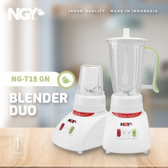 NGY Blender Duo 2in1 / Buah dan Bumbu | NGY-T18GN barang sale