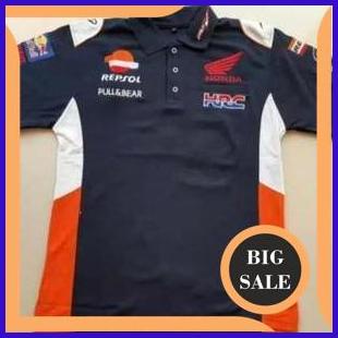 polo shirt team Honda motogp repsol kaos kerah marquez mm93 93 honda team full bordir 1M4R23 limited