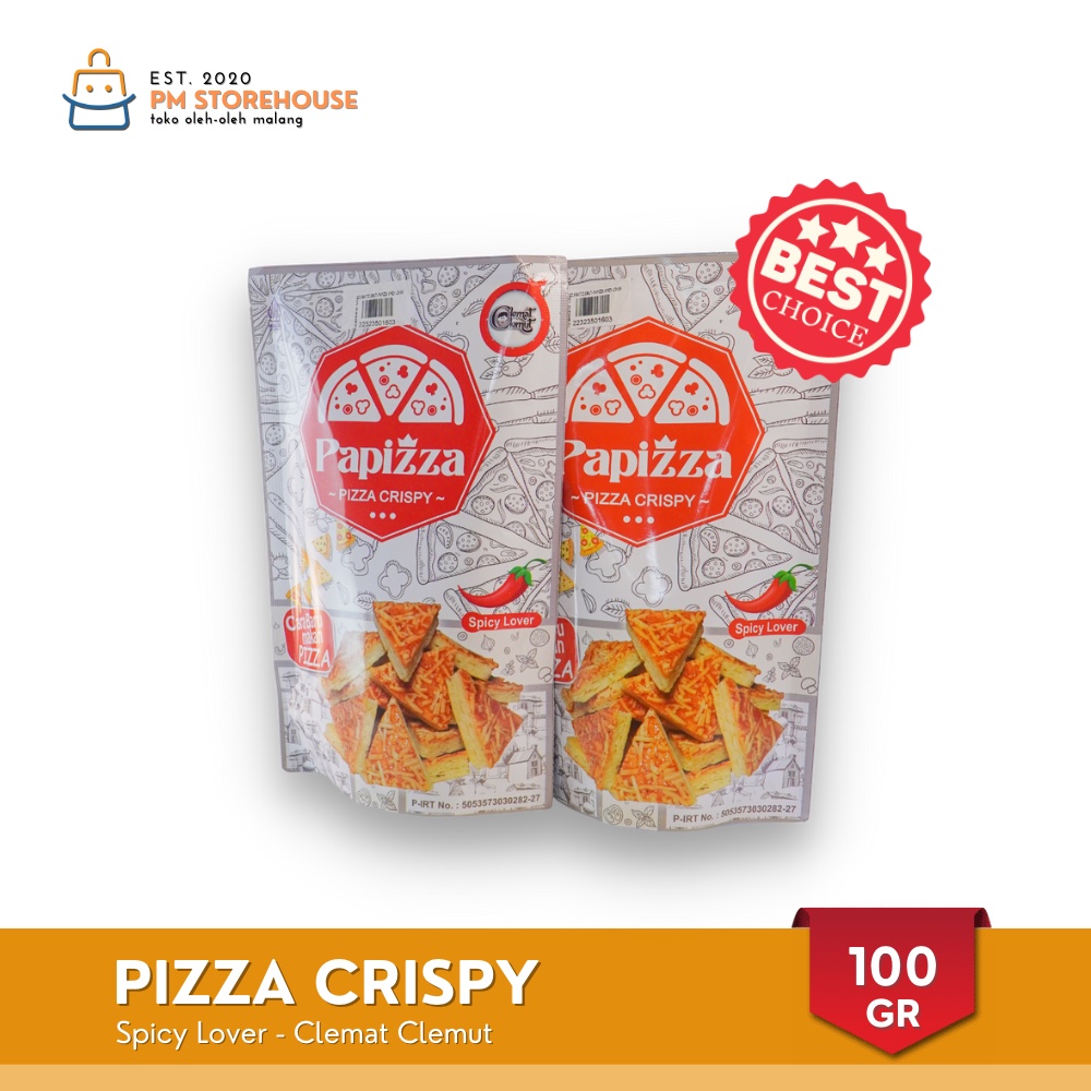 Pizza Mini Crispy Papizza Spicy Lover - Clemat Clemut