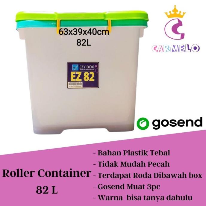 ~~~] Roller Container Box 82L Ezy/ Roller Box/ Container Box/ Roller Box