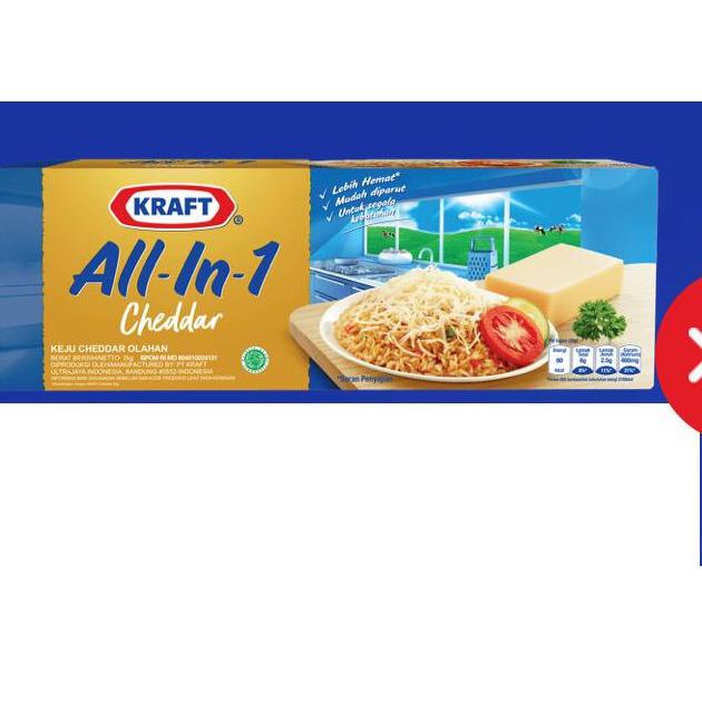 

✧ Keju Kraft Cheddar All-in-1 2kg - Cheese ☄