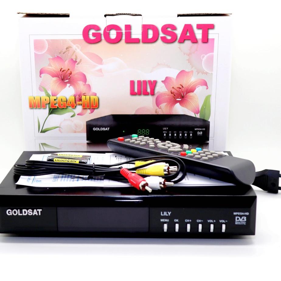 ♪ Receiver Parabola Mpeg4 HD GOLDSAT ♦