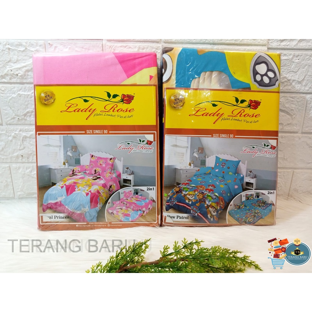 Sprei Lady Rose | Lady Rose  Sprei Single 90x200