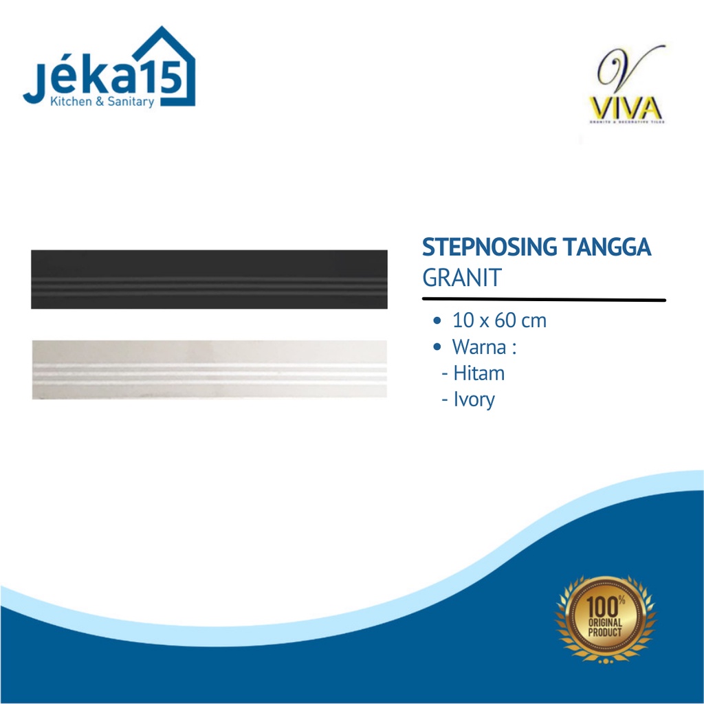 VIVA STEPNOSING TANGGA | STEPTILE TANGGA GRANIT 10 x 60