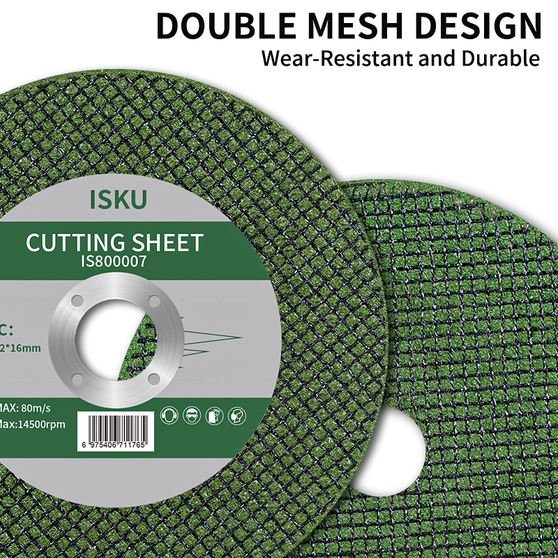 ISKU Mata Gurinda Batu Gerinda Potong 25 pcs Besi Cutting Wheel 4 Inch Flip Disc 107 x 1.2 x 16 mm stain less