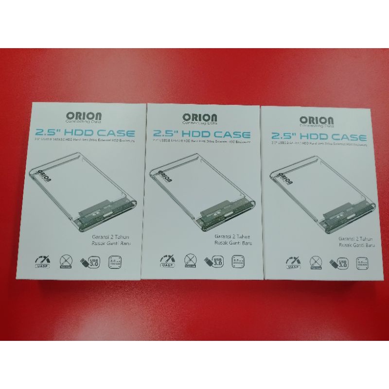 CASE HDD 2.5"  ORION USB 3.0 TRANSPARAN - ENCLOSURE
