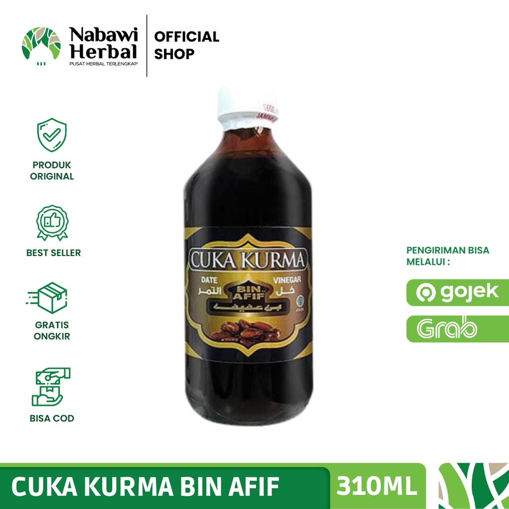 

Cuka Kurma Bin Afif 310 ml