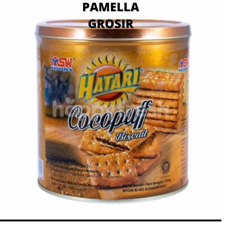 

HATARI COCOPUFF BISCUIT 325GR SNACK makanan ringan jajanan cemilan camilan pedas asin gurih manis murah