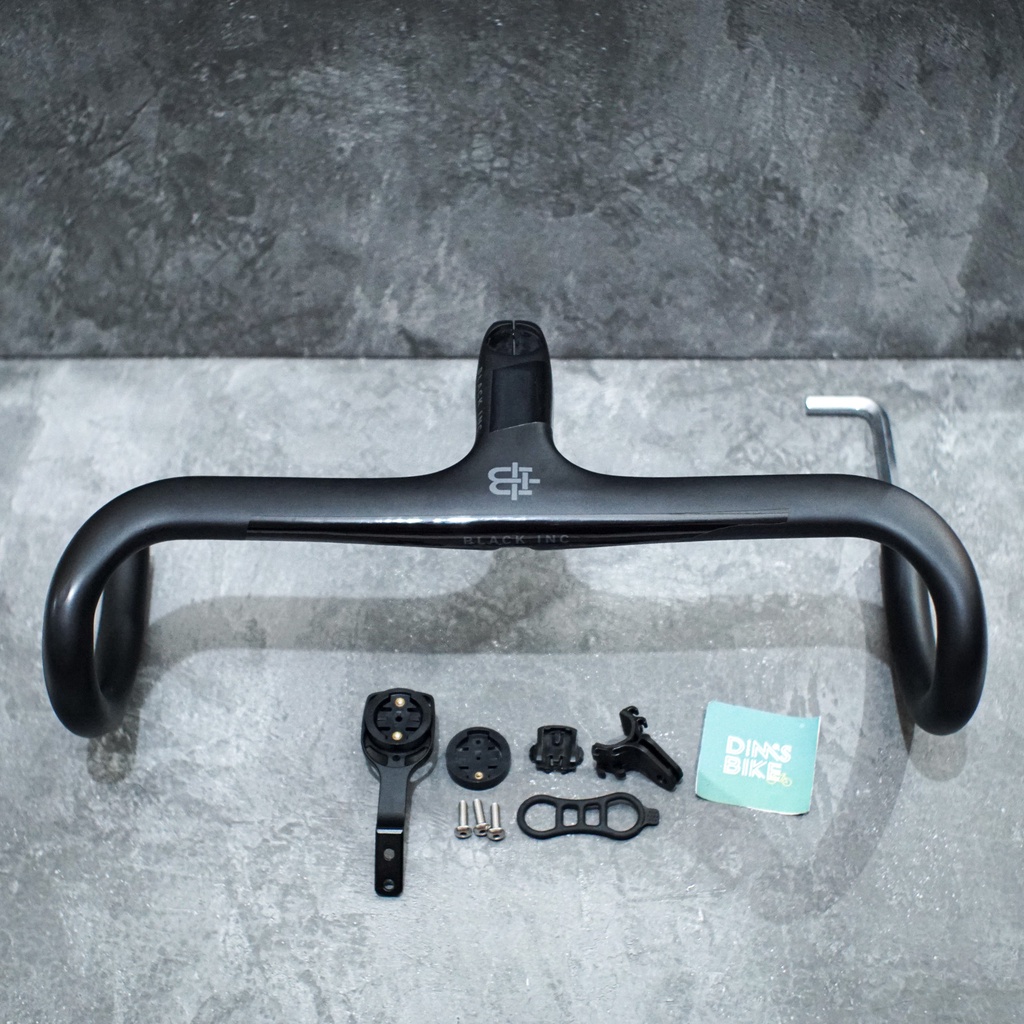 Dropbar Integrated Carbon BLACK INC Aero Handlebar Roadbike Cycling