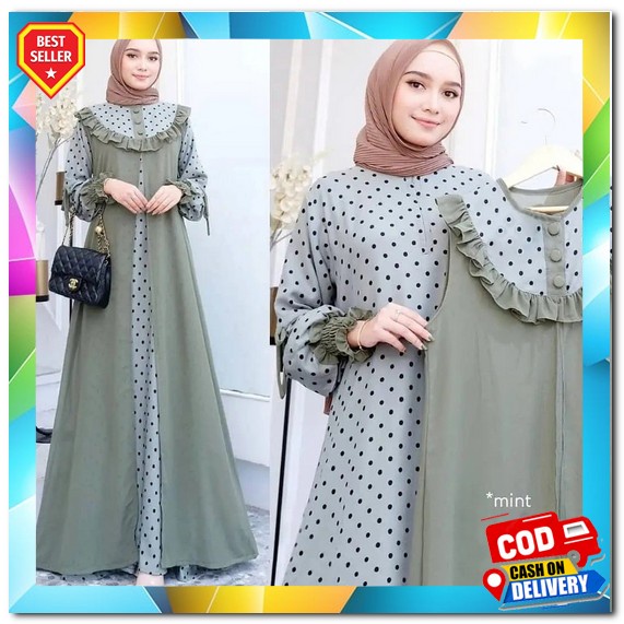 Baju Gamis Model Terbaru Remaja Terbaru 2023 Gamis Lebaran Bju Muslimah Perempuan Mewah Elegan Games