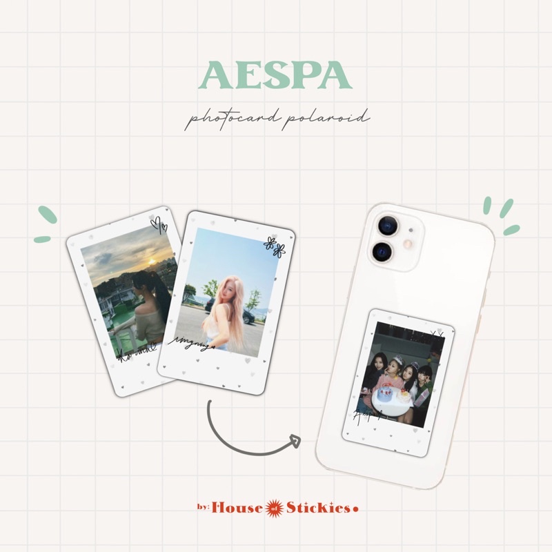 AESPA Photocard Polaroid Fanmade