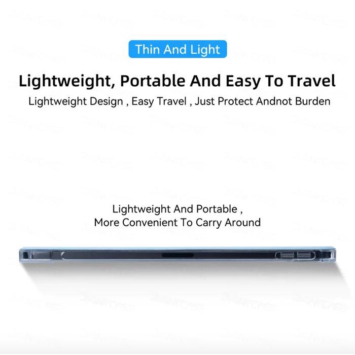 Soft Clear Case Ipad Mini/ 5 /6 /7 /8 /Air 3 /Air 4/Pro With Pen Slot