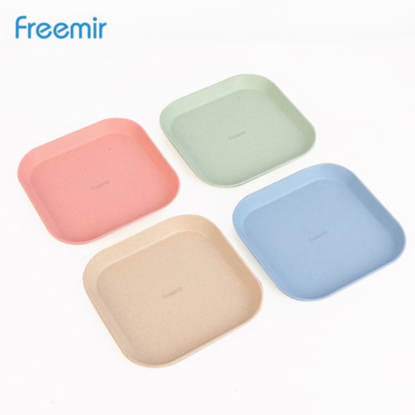 

Straw / Snack Wheat Plate PCS 4 - Makan Set Diskon Saji Piring freemir 5 Promo Piring