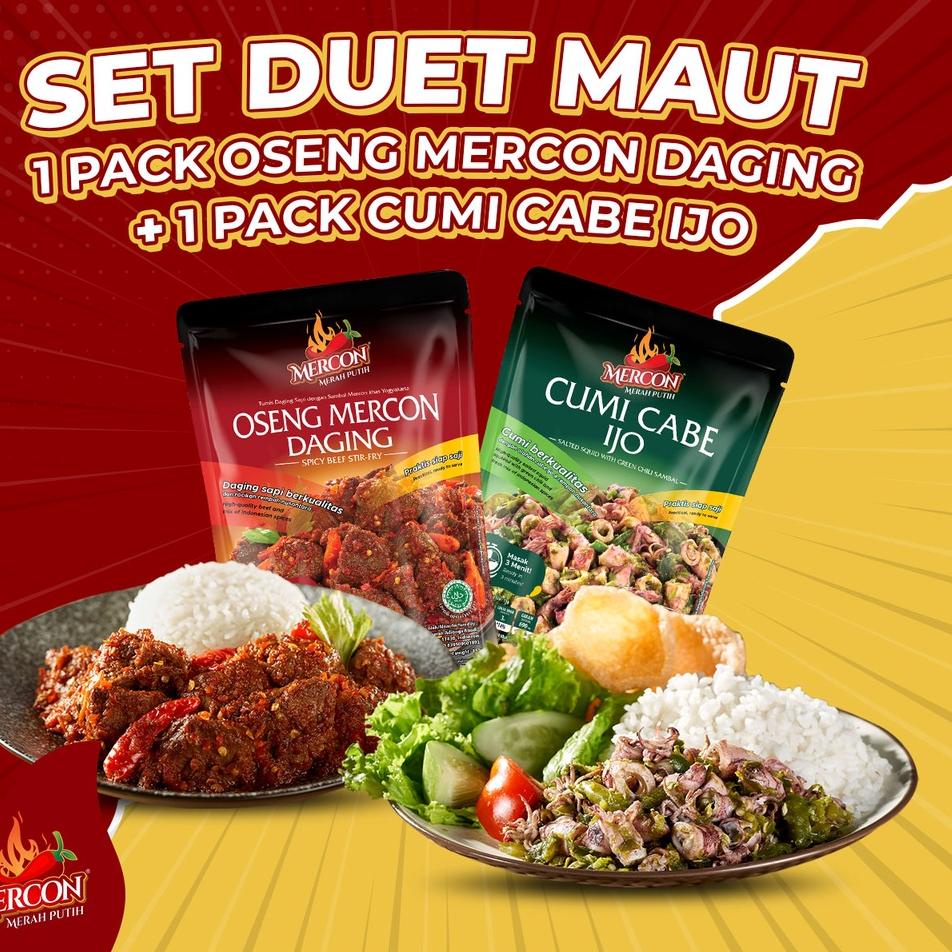 

Terbaruϟday Mercon Merah Putih - Set Duet Maut || Oseng Mercon Daging + Cumi Cabe Ijo