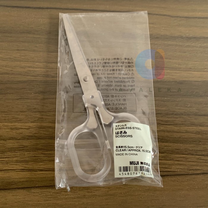 

Scissor Muji Clear Scissors Gunting 15.5 Cm