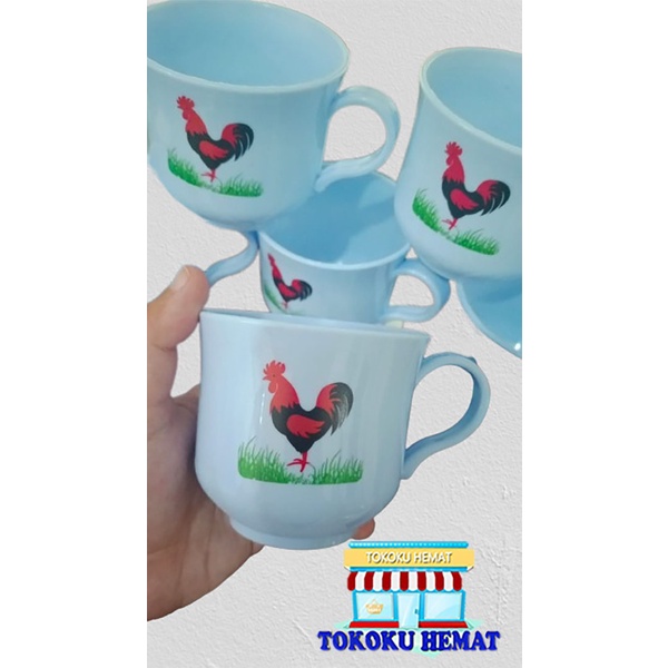 CANGKIR KECIL AYAM JAGO CANGKIR AYAM JAGO KECIL CANGKIR MINI LUCU KOPI