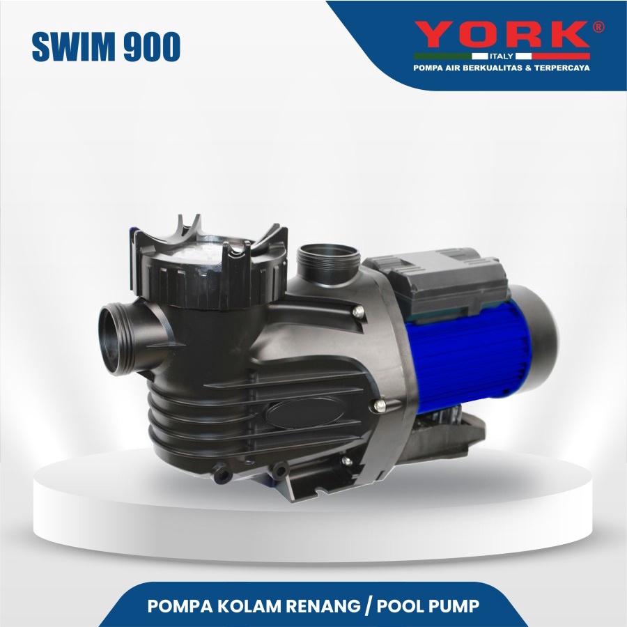 Pompa Kolam Renang YORK SWIM 900 Watt 1 1/2 inch ITALY