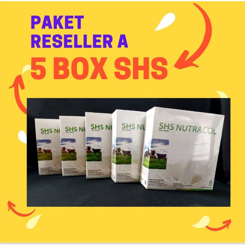 PAKET RESELLER SHS NUTRICOL 5 BOX