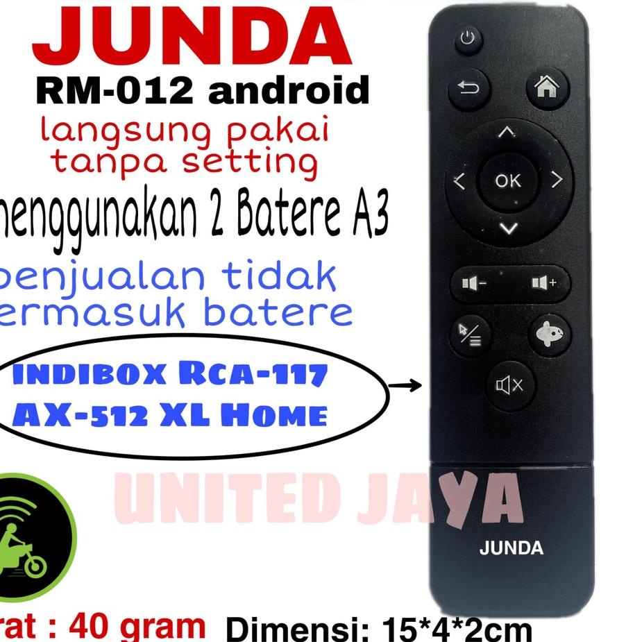 Terlaris Today REMOTE AKARI AX-512 XL HOME INDIBOX RCA-117 STB SET TOP BOX JUNDA 012 grosir