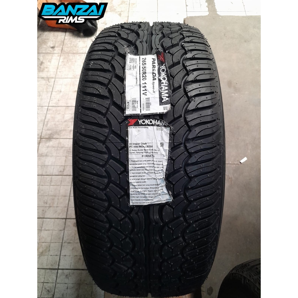 VELG MOBIL YOKOHAMA PARADA SPEC 265 50 R20 1PCS