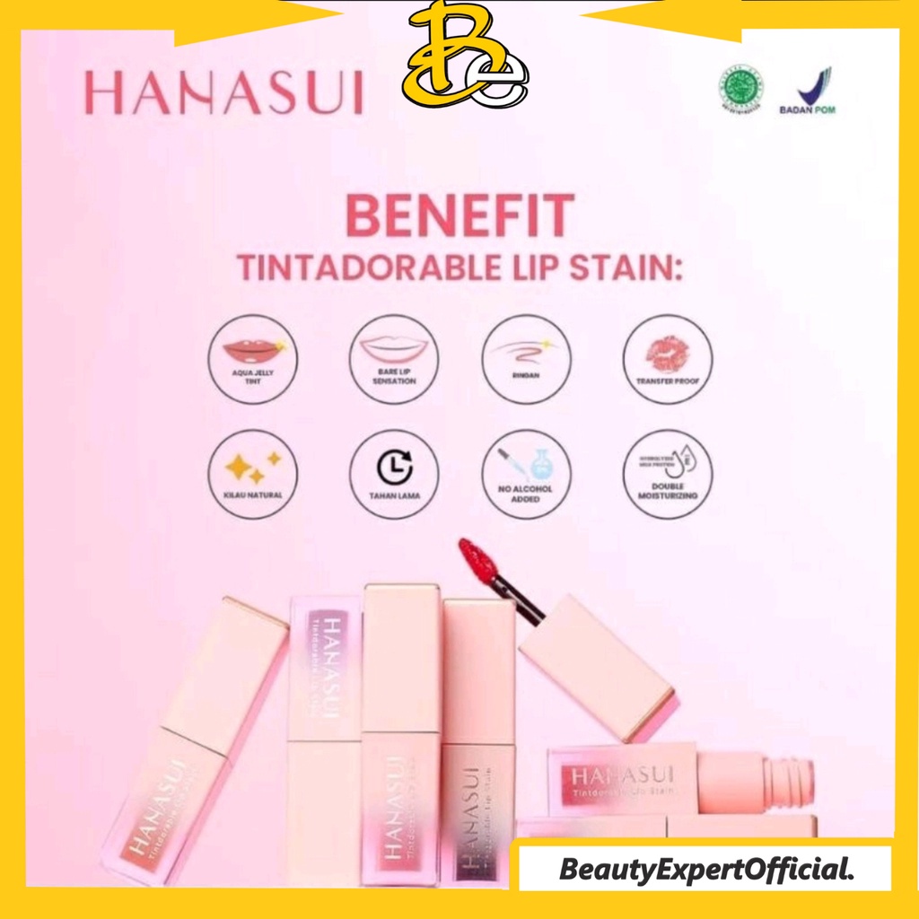 ⭐️ Beauty Expert ⭐️ Hanasui Tintdorable Lip Stain - Lip Tint