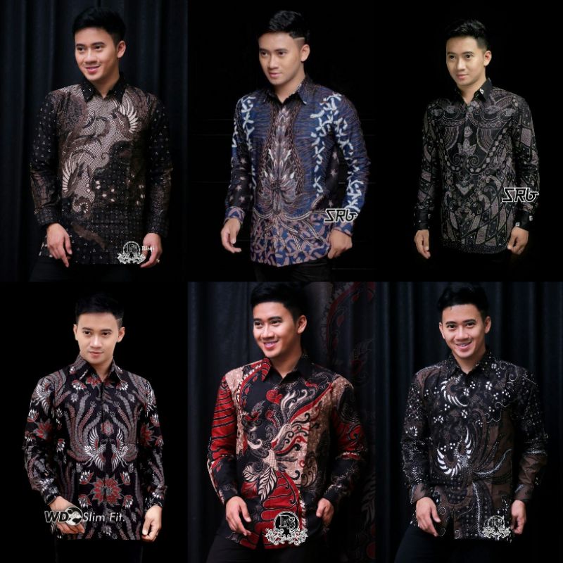 KEMEJA BATIK PRIA LENGAN PANJANG SIZE M L XL XXL BSWART Batik HRB026