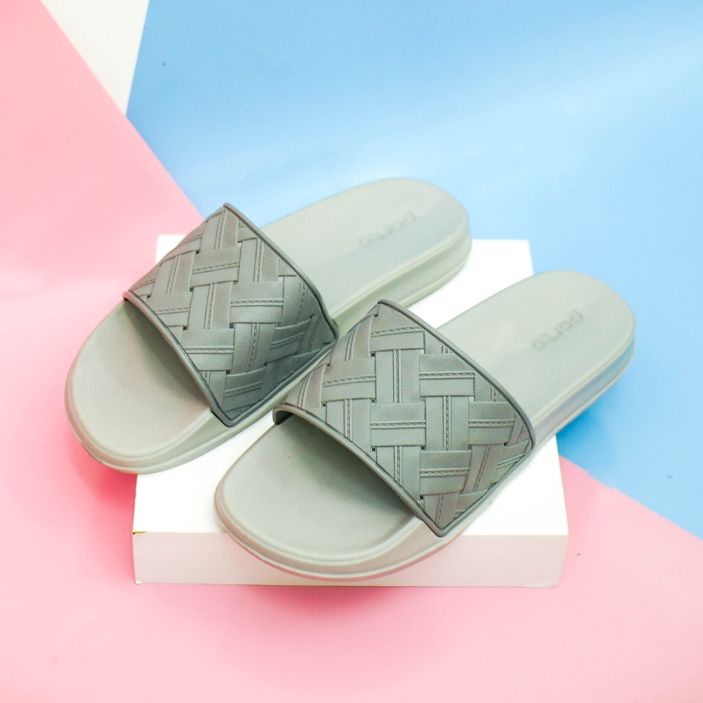 3040L - Porto Leveling Sandal Jelly Kekinian Sandal Selop Wanita Sandal Harian Size 36 - 40 Anti Slip Ringan Empuk dan Nyaman Simple
