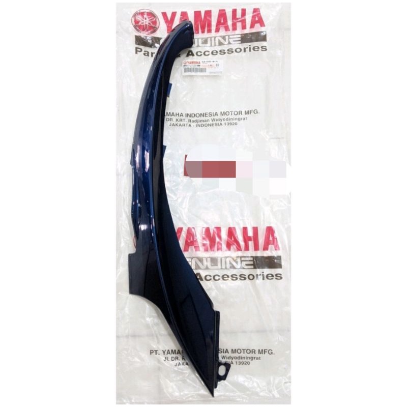Cover Under Lower dek Bawah Fino 125 Biru Dongker Metalik Glossy Original Yamaha Genuine Parts BJ8-F