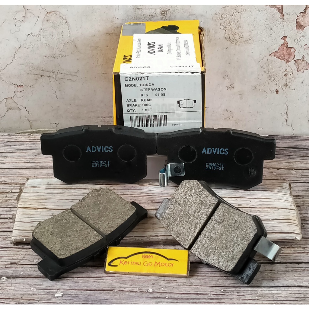 BRAKE PAD KAMPAS REM BELAKANG ODYSSEY 2.4 00-05 AISIN ADVICS C2N021T