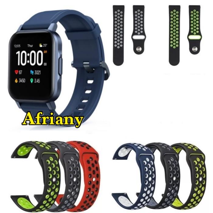 [TERLARIS] Tali Jam Strap Smartwatch Aukey LS02 - Nike Rubber Silikon Sport