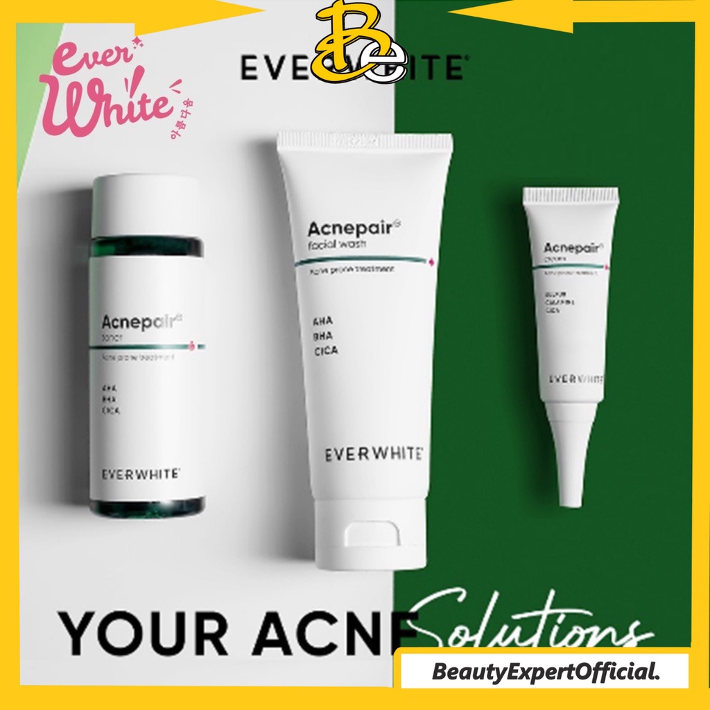 ⭐️ Beauty Expert ⭐️ Everwhite Acnepair Series | Ancepair Cream | Ancepair Toner | Ancepair FaceWash Series