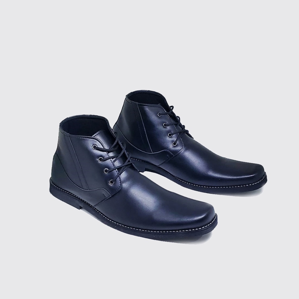 MAXLEONEL X ZAGIB | Sepatu Pria Big Size Boot Pantofel Kulit Asli Pdh Formal Ukuran Jumbo Besar