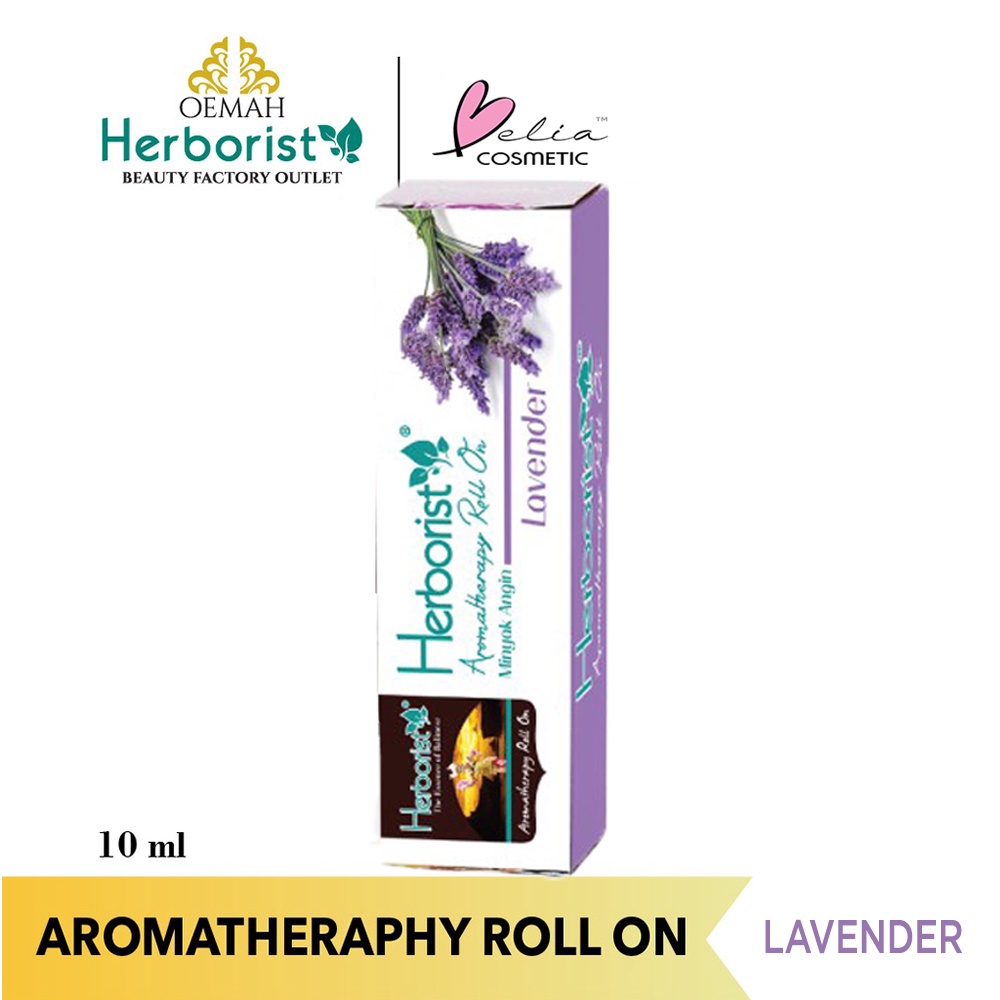 ❤ BELIA ❤ Herborist Minyak Angin Aromatherapy Roll On 10ml | Lemon | Peppermint | BPOM