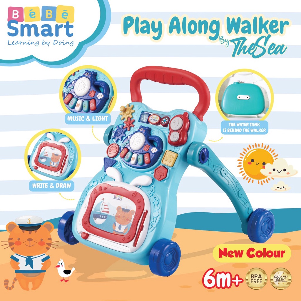 Bebe Smart Play Along Walker By The Sea