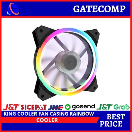 KING COOLER FAN CASING RAINBOW RGB