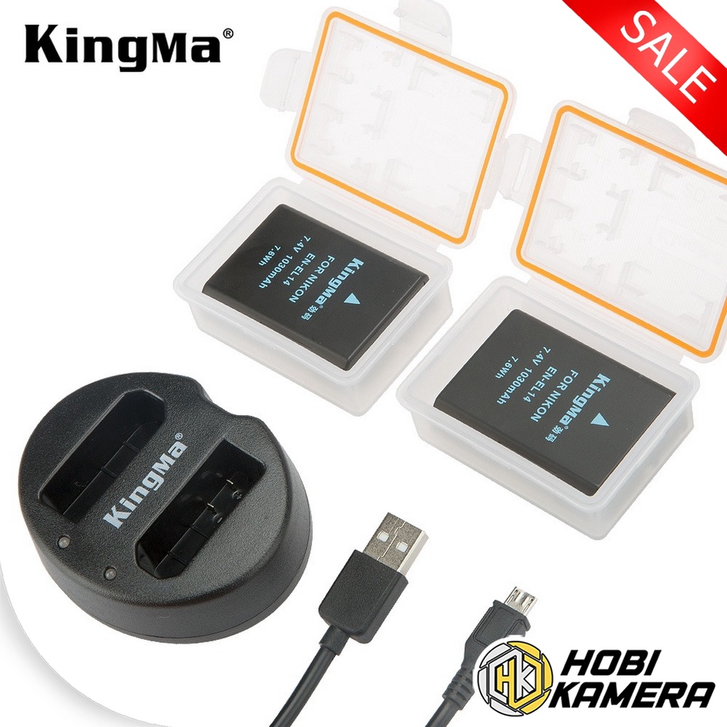 Kingma Charger+2 Battery Nikon En-El14 Nikon D5500 dll