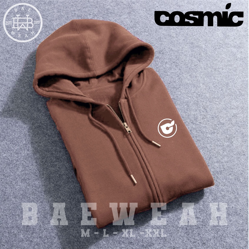 SWEATER HOODIE - Jaket Distro Zipper - Jaket Sweater Hoodie Resleting Pria Cosmic