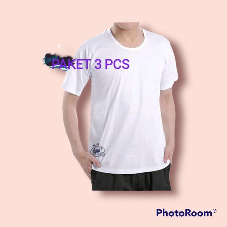 ✨Original✨ Kaos dalam baju swan brend pakaian dalam kaos putih pakaian dalam pria (ISI 3 PCS) kaos o